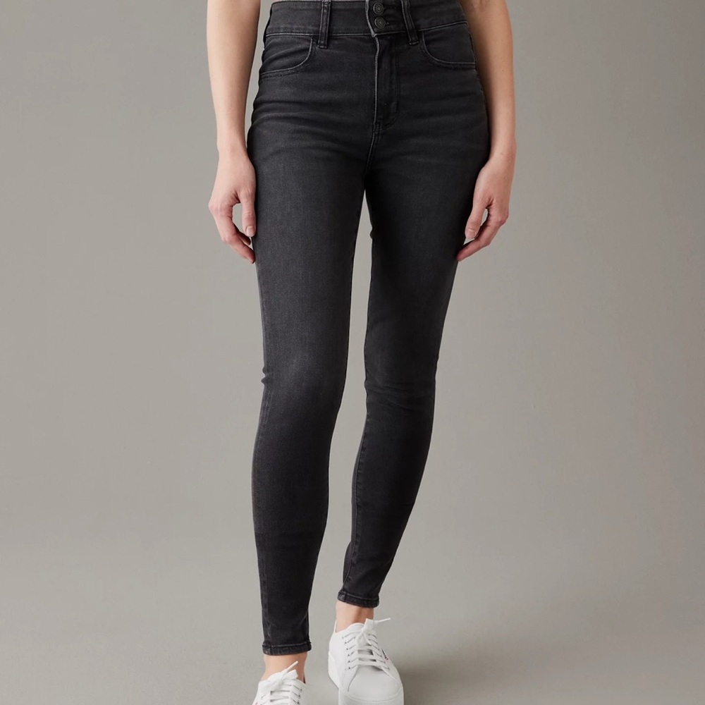 American Eagle next level super high waist jeggings